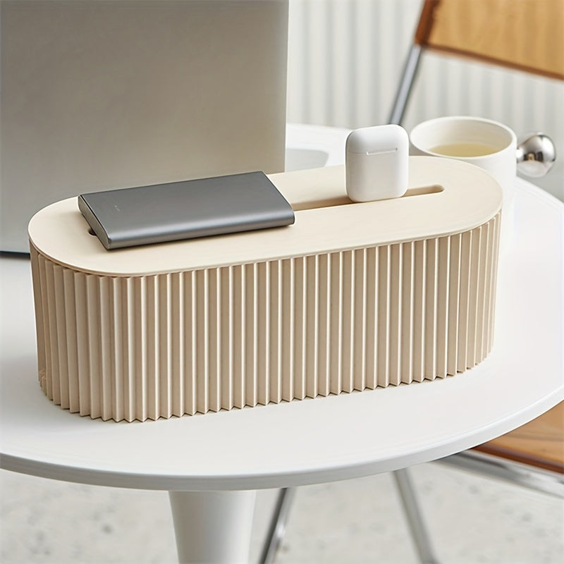 Popular Choice 1pc Retro Style Household Power Strip Storage Box- Safe Socket Storage Box, Multi-purpose Storage Box for Cables and Phone Charging, Ideal for Living Room and Bedroom, Purchase Product for Organizing Home Storage Box