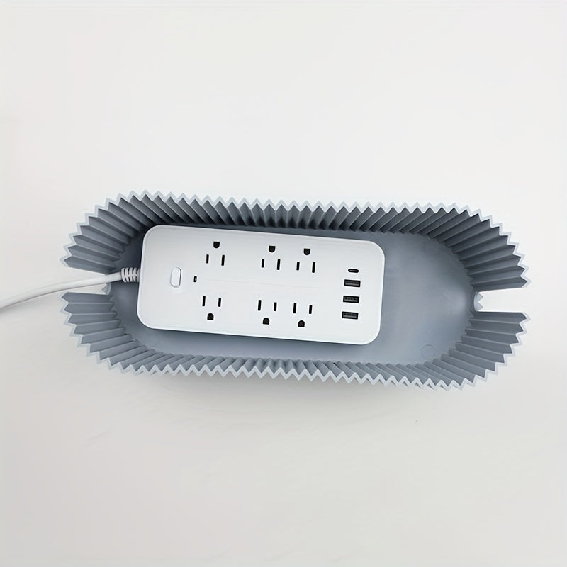 Popular Choice 1pc Retro Style Household Power Strip Storage Box- Safe Socket Storage Box, Multi-purpose Storage Box for Cables and Phone Charging, Ideal for Living Room and Bedroom, Purchase Product for Organizing Home Storage Box